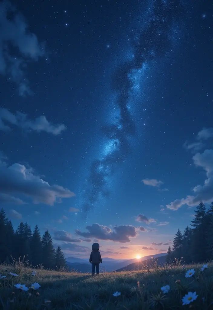 27 Over the Garden Wall Fanart Pieces That Deserve Attention - 10. Dreamy Night Skies