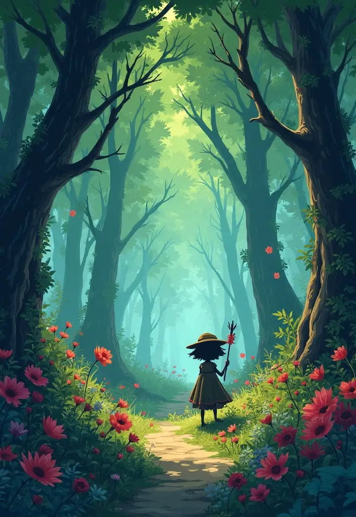 27 Over the Garden Wall Fanart Pieces That Deserve Attention - 12. Enchanted Forests