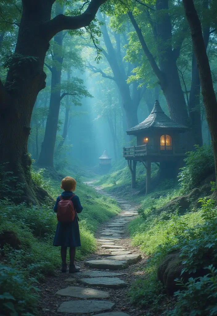 27 Over the Garden Wall Fanart Pieces That Deserve Attention - 16. Mythical Landscapes