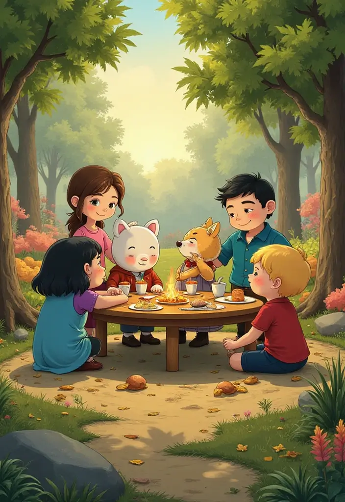 27 Over the Garden Wall Fanart Pieces That Deserve Attention - 20. Joyful Gatherings