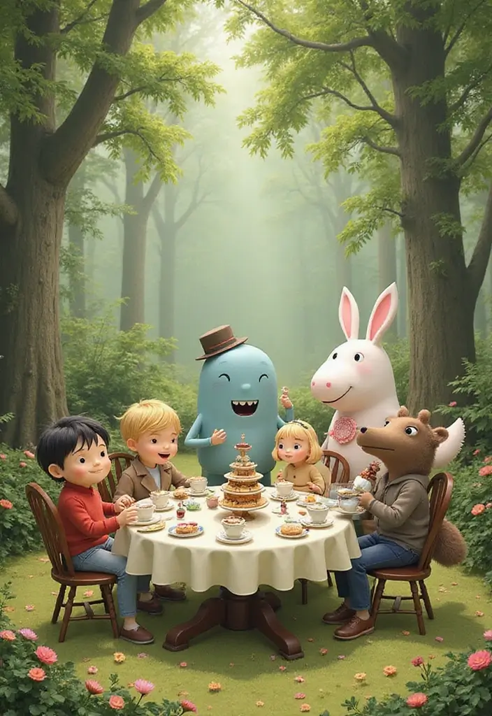 27 Over the Garden Wall Fanart Pieces That Deserve Attention - 6. Enchanted Tea Parties