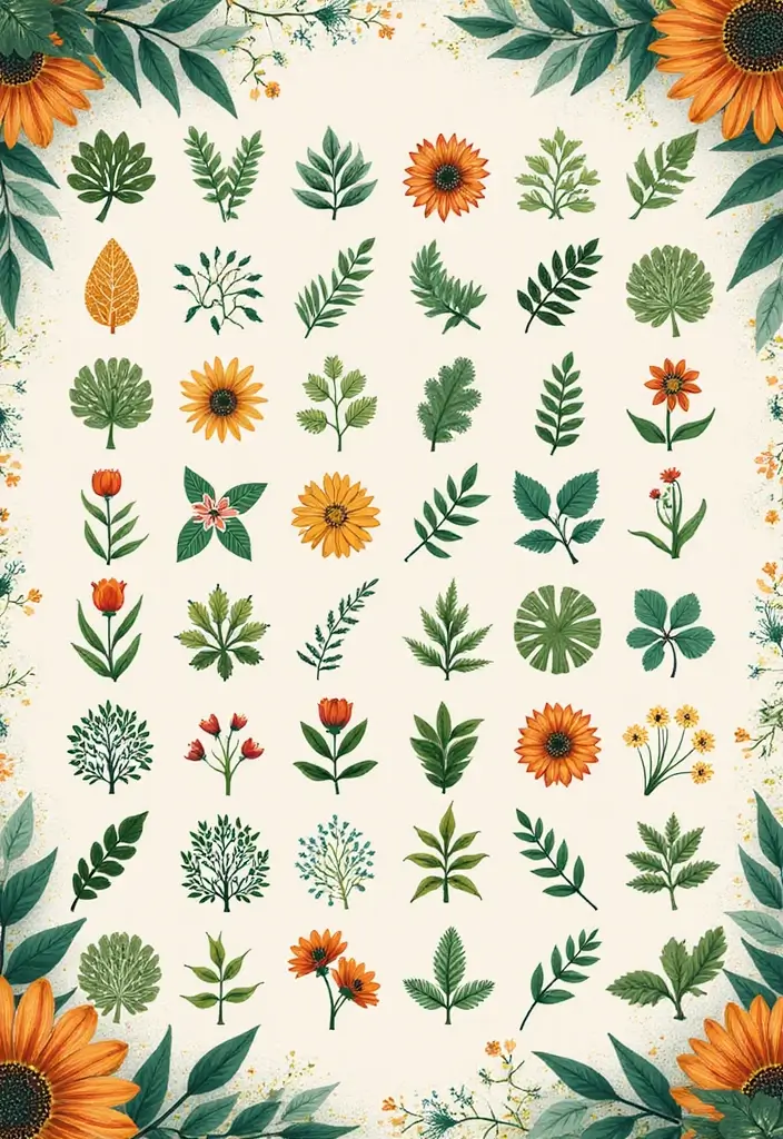 27 Over the Garden Wall Icon Collections for Your Devices - 18. Artistic Garden Patterns