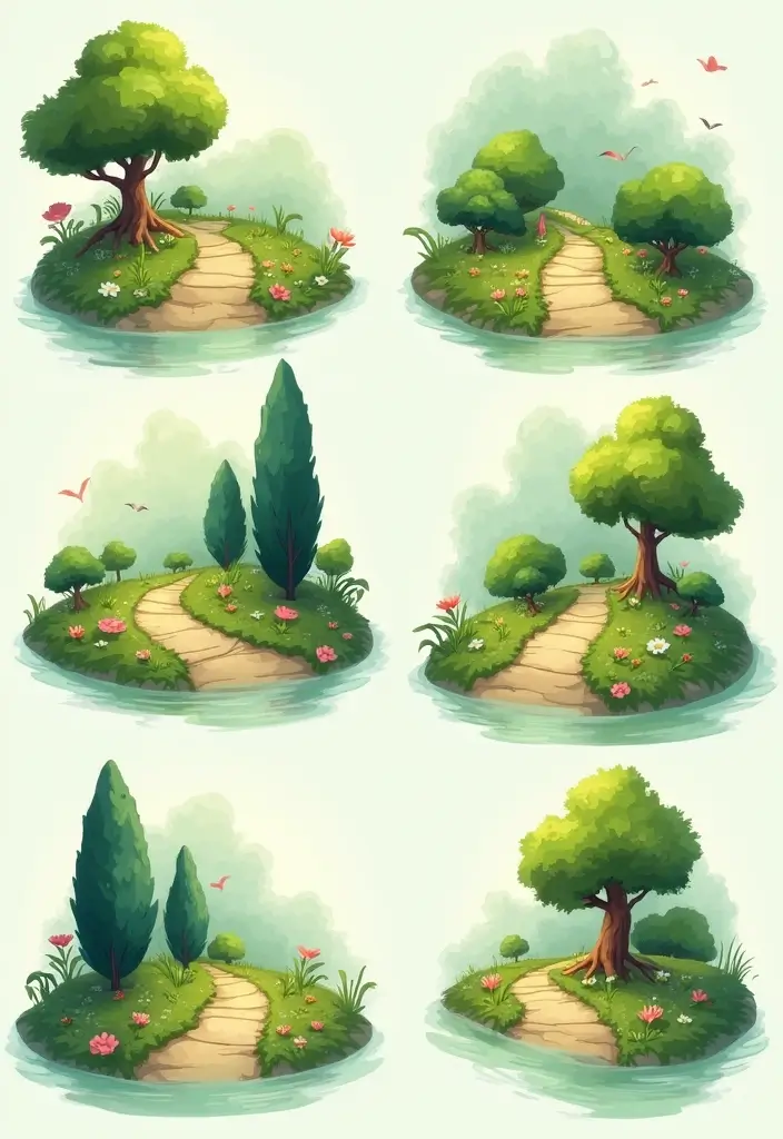 27 Over the Garden Wall Icon Collections for Your Devices - 5. Enchanted Garden Landscapes