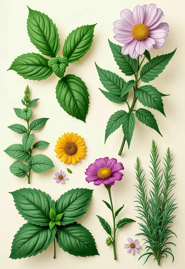27 Over the Garden Wall Icon Collections for Your Devices - 6. Flowering Herbs Collection