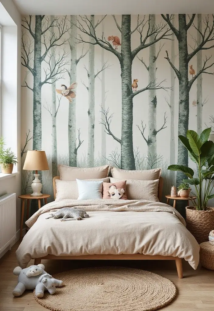 27 Over the Garden Wall Wallpaper Designs for Whimsical Screens - 1. Enchanted Forest