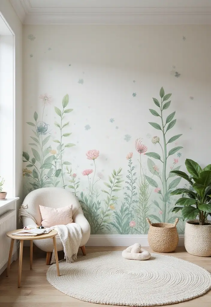 27 Over the Garden Wall Wallpaper Designs for Whimsical Screens - 19. Ethereal Botanical Dreams