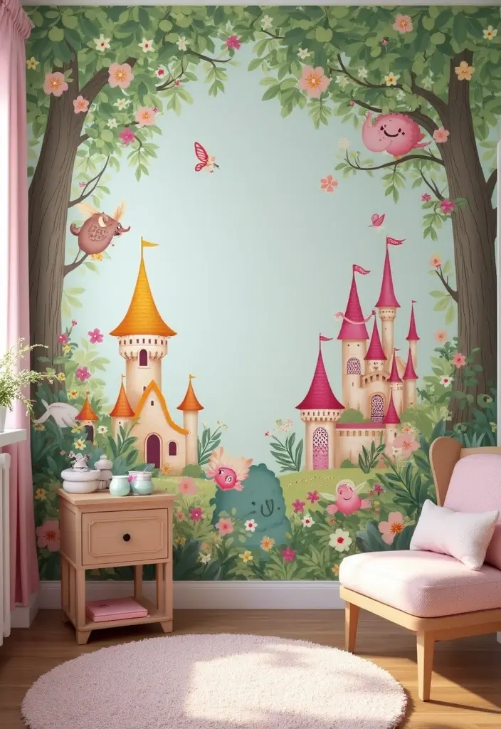 27 Over the Garden Wall Wallpaper Designs for Whimsical Screens - 21. Fairy Tale Garden