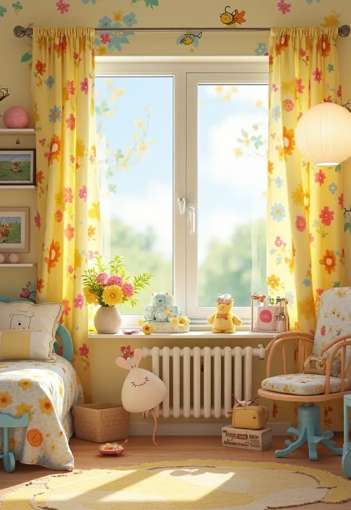 27 Over the Garden Wall Wallpaper Designs for Whimsical Screens - 24. Radiant Garden Sunshine