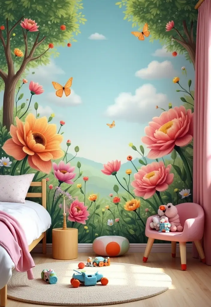 27 Over the Garden Wall Wallpaper Designs for Whimsical Screens - 4. Fantasy Garden Landscapes