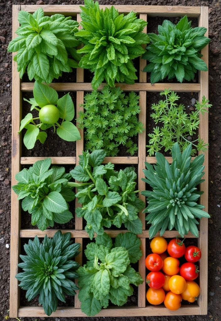 27 Raised Garden Beds Layout Design Landscaping Ideas for a Perfect Backyard - 10. Grid System Layouts for Organized Gardening