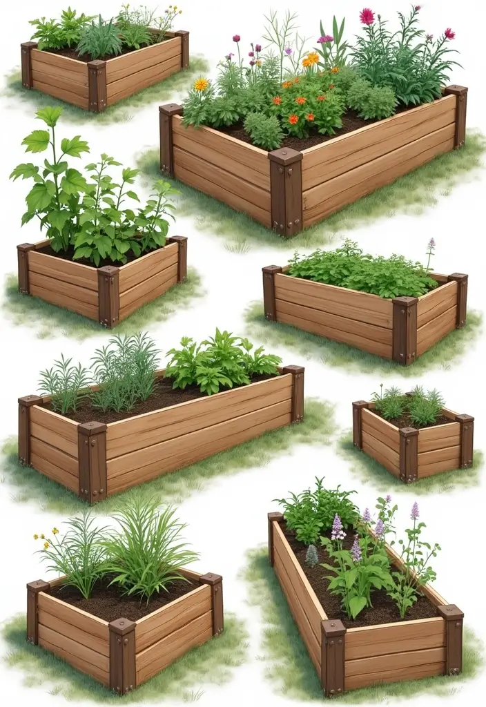 27 Raised Garden Beds Layout Design Landscaping Ideas for a Perfect Backyard - 16. Modular Raised Beds: Flexibility in Design