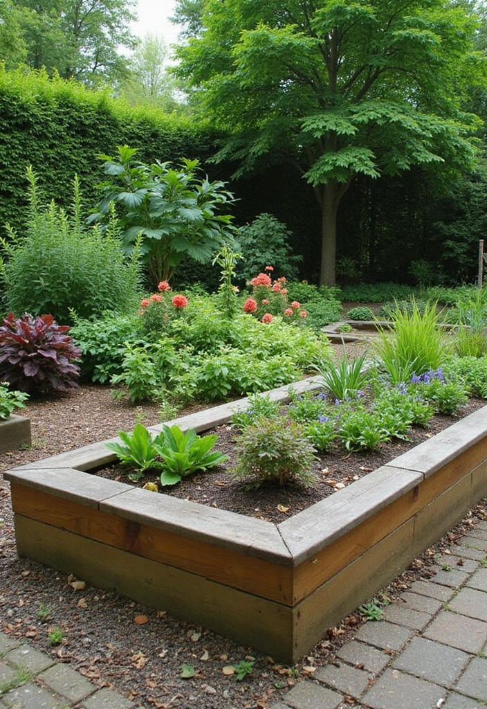 27 Raised Garden Beds Layout Design Landscaping Ideas for a Perfect Backyard - 18. Sunken Raised Beds for a Unique Approach