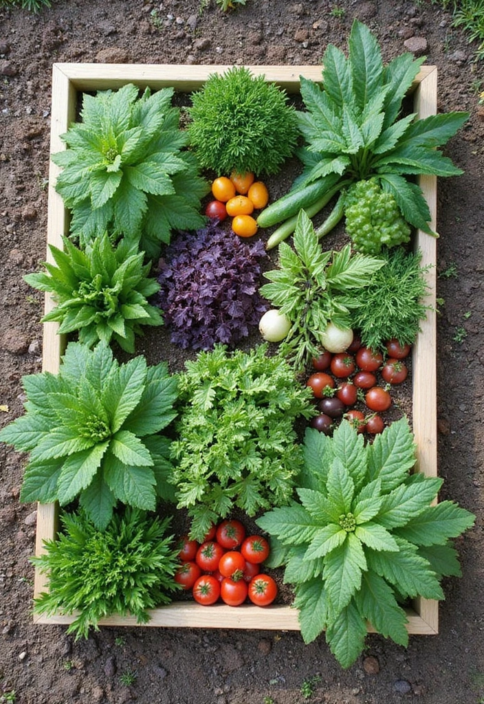 27 Raised Garden Beds Layout Design Landscaping Ideas for a Perfect Backyard - 5. Square Foot Gardening: Maximize Your Yield