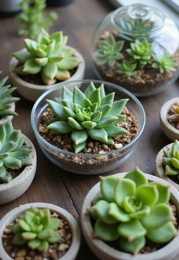 27 Smeraldo Garden Marching Band Jimin Photos That Capture His Enchanting Aesthetic - 14. Succulent Arrangements with a Twist