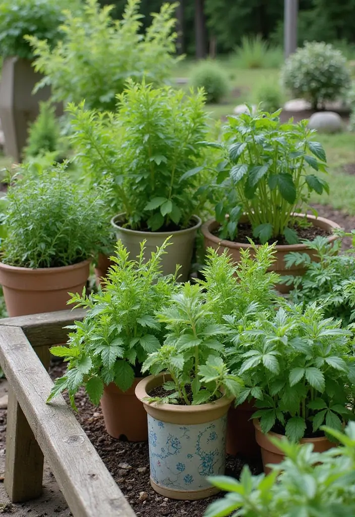 27 Smeraldo Garden Marching Band Jimin Photos That Capture His Enchanting Aesthetic - 22. Herb Gardens with Flavorful Appeal