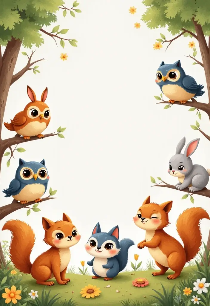 27 Stunning Over the Garden Wall Art You'll Want to Frame - 1. Enchanted Woodland Creatures