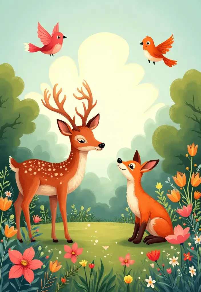 27 Stunning Over the Garden Wall Art You'll Want to Frame - 14. Garden Wildlife Art