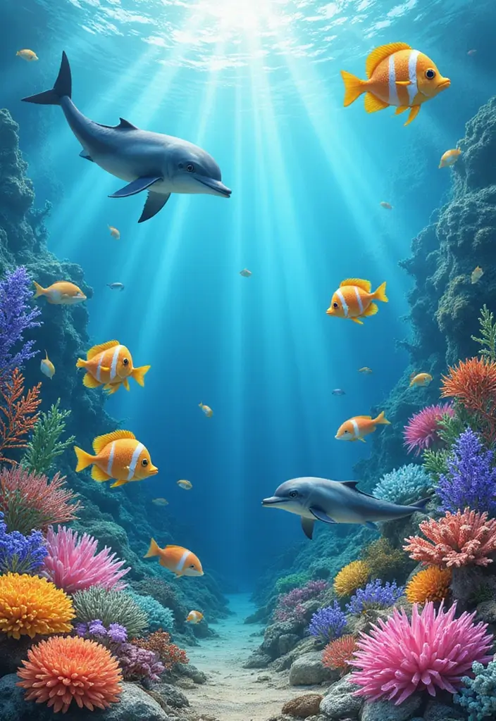 27 Stunning Over the Garden Wall Art You'll Want to Frame - 26. Underwater Wonderland