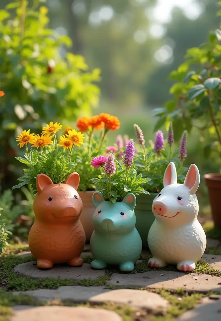 27 Stunning The Beast Over the Garden Wall Art Inspirations - 5. Whimsical Planters