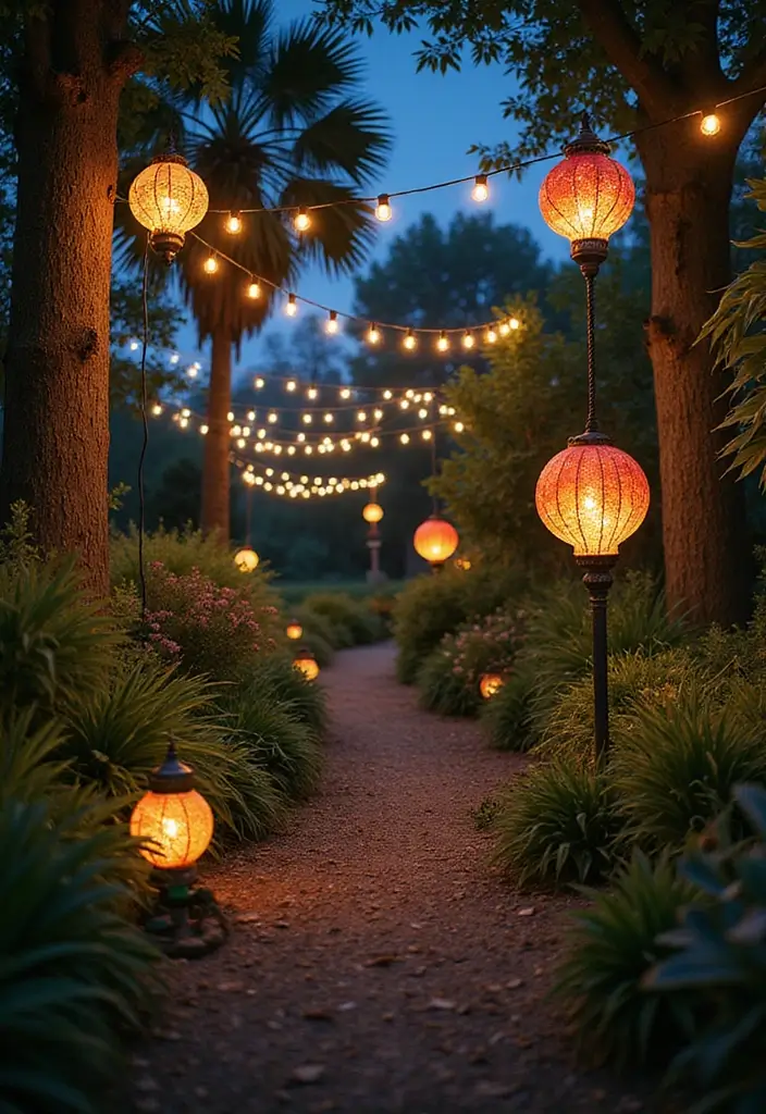 27 Stunning The Beast Over the Garden Wall Art Inspirations - 8. Magical Light Installations