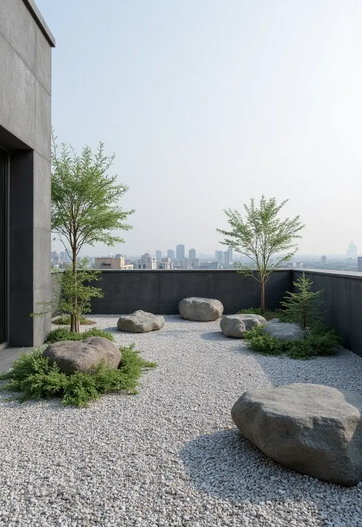 28 Roof Top Garden Ideas Terrace Design for Modern Homes - 10. Zen Gardens