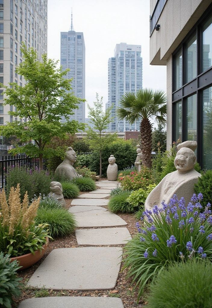 28 Roof Top Garden Ideas Terrace Design for Modern Homes - 28. Rooftop Art Installations