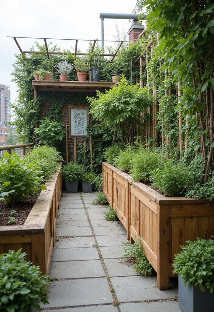 28 Roof Top Garden Ideas Terrace Design for Modern Homes - 5. Sustainable Materials