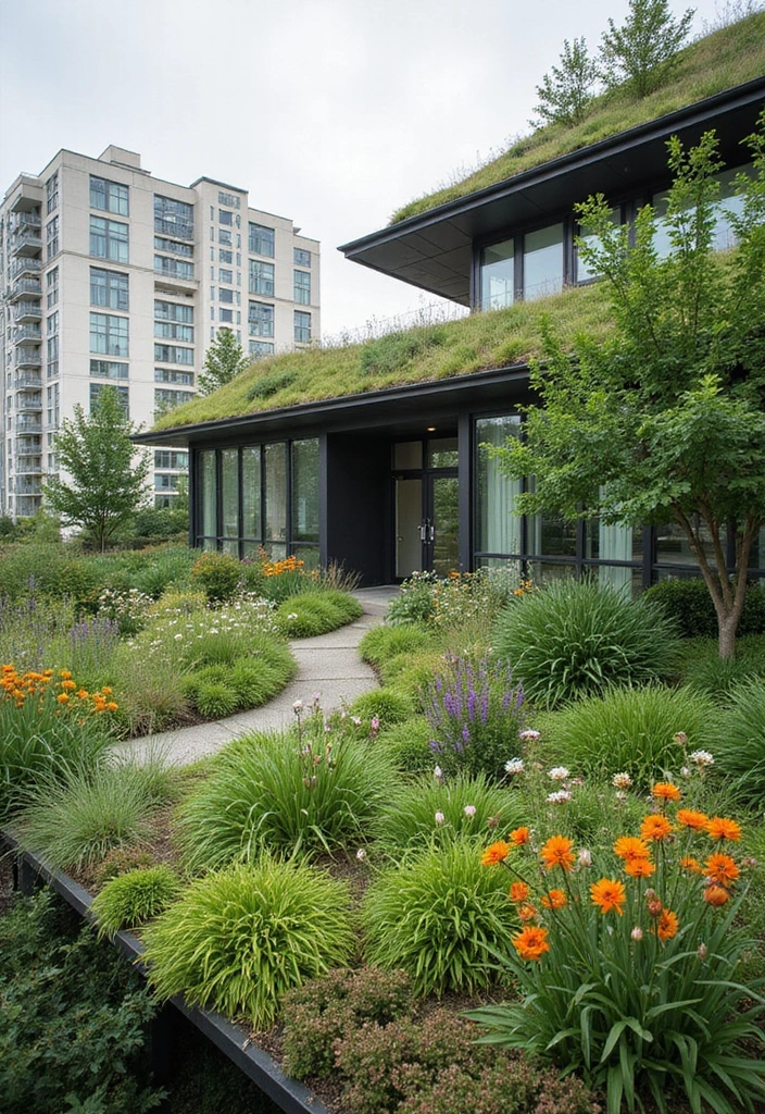 28 Roof Top Garden Ideas Terrace Design for Modern Homes - 6. Green Roof Systems