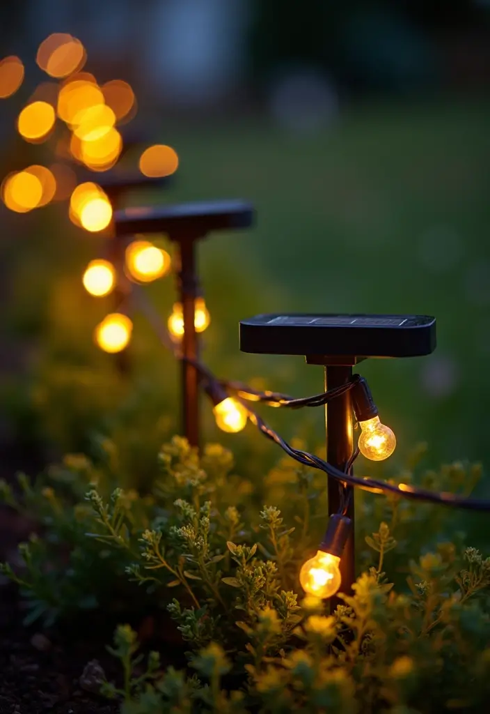 28 Small Garden Ideas on a Budget to Transform Your Tiny Yard - 11. Garden Lighting