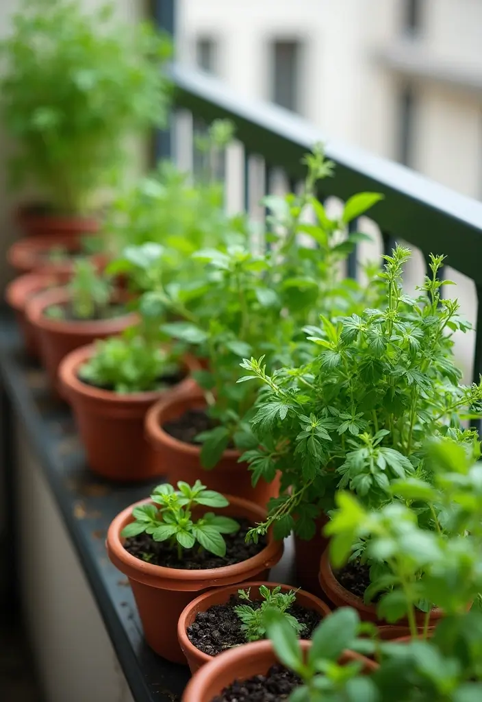 28 Small Garden Ideas on a Budget to Transform Your Tiny Yard - 2. Container Herb Garden