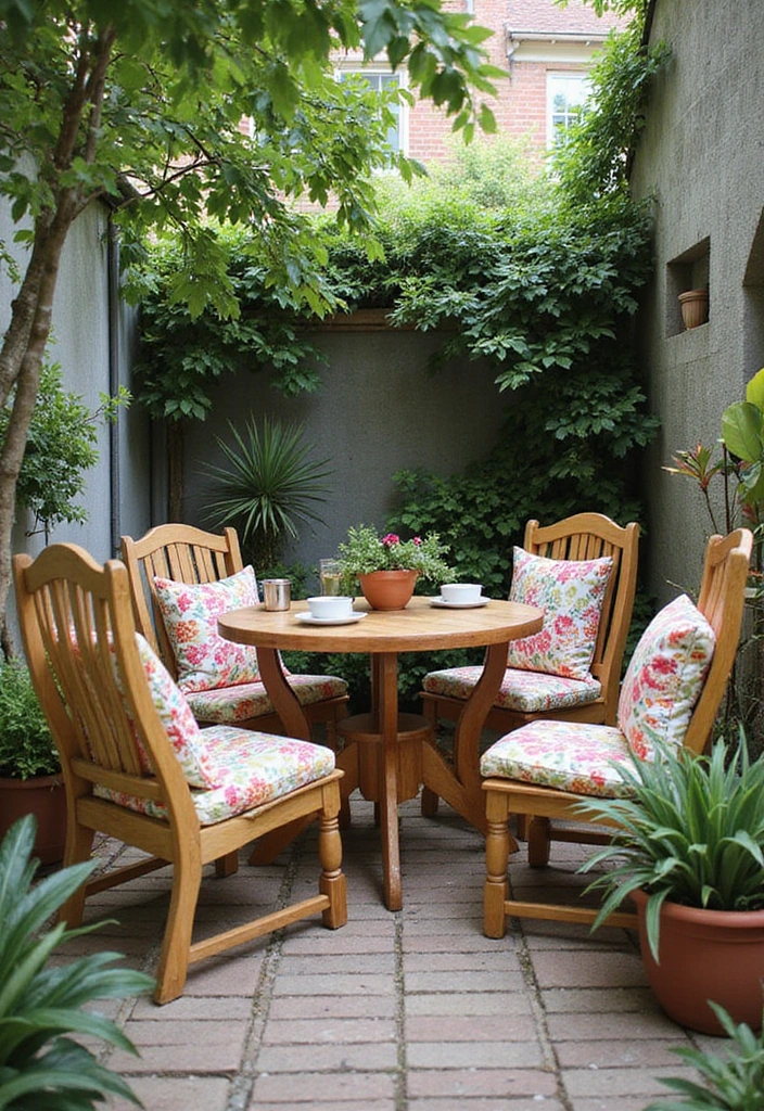 28 Small Garden Ideas on a Budget to Transform Your Tiny Yard - 23. Outdoor Furniture Makeover