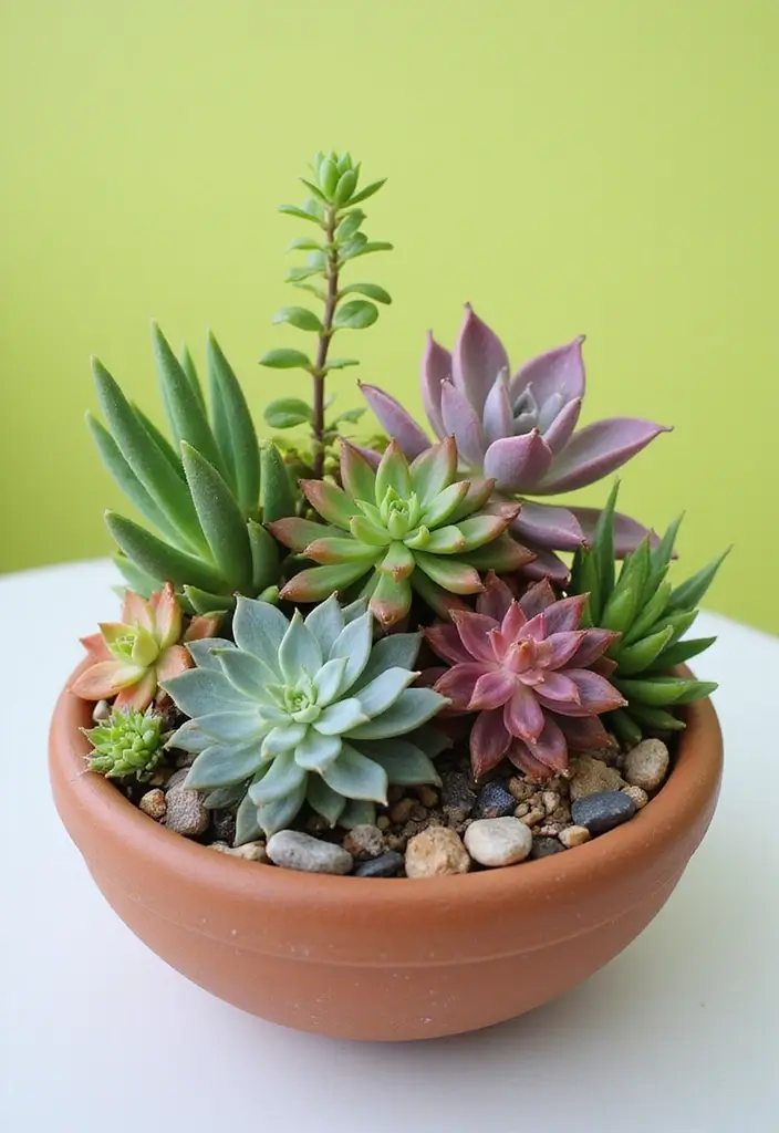 28 Small Garden Ideas on a Budget to Transform Your Tiny Yard - 6. Succulent Display