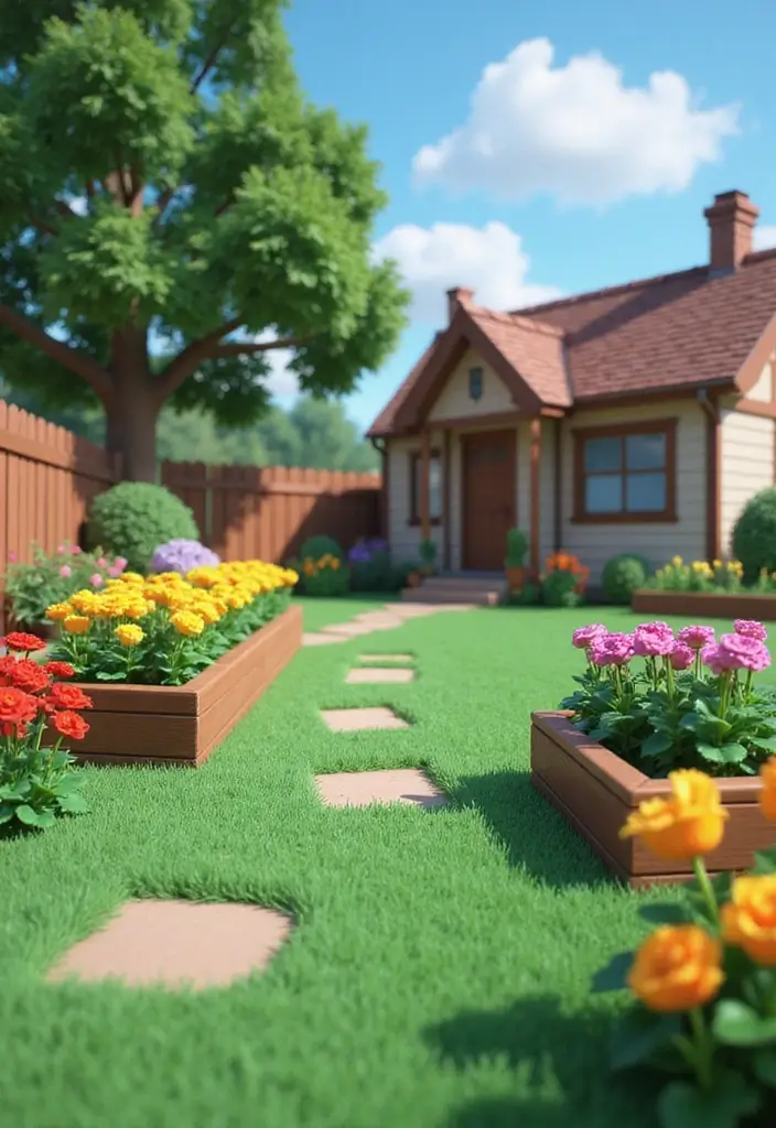 30 Creative Grow a Garden Roblox Ideas for Aesthetic Builds - 11. Cozy Cottage Garden