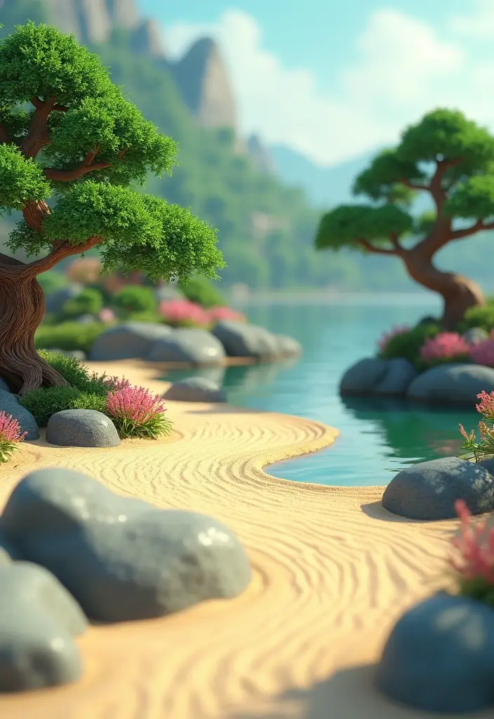 30 Creative Grow a Garden Roblox Ideas for Aesthetic Builds - 2. Zen Garden Retreat