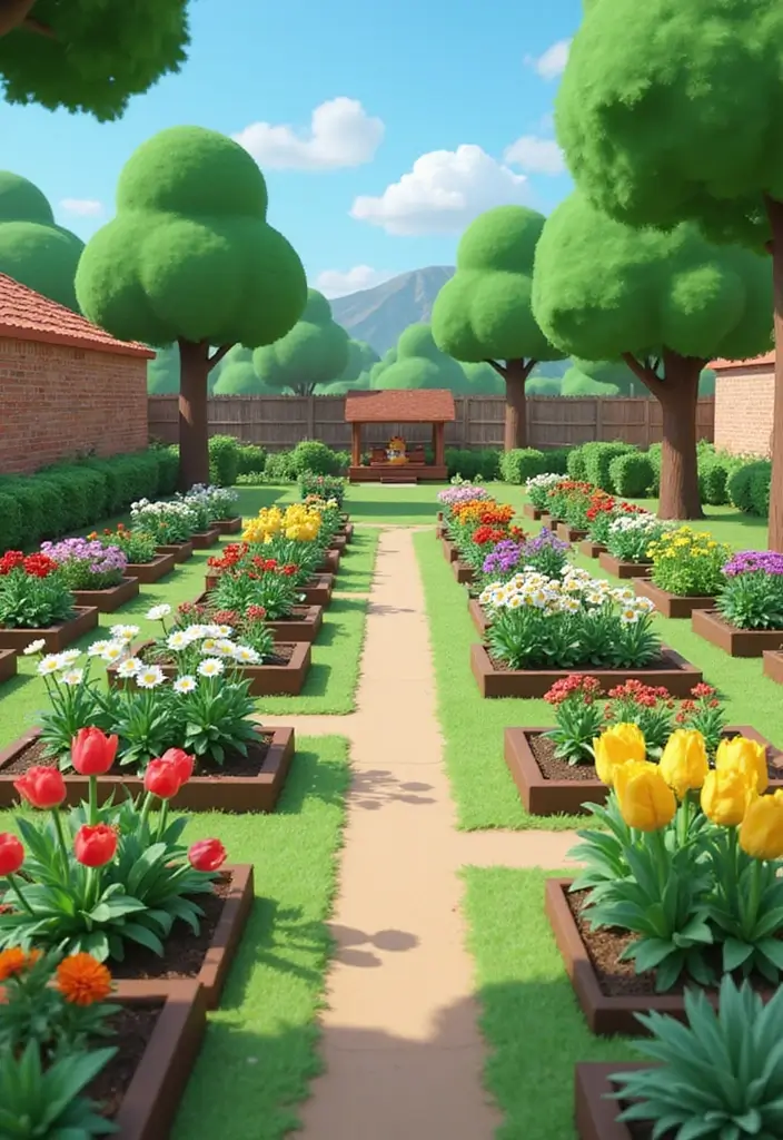 30 Creative Grow a Garden Roblox Ideas for Aesthetic Builds - 23. Community Garden