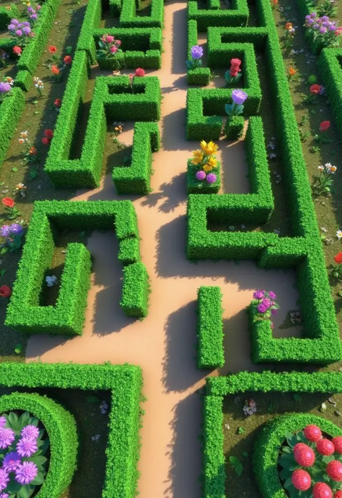 30 Creative Grow a Garden Roblox Ideas for Aesthetic Builds - 26. Garden Maze