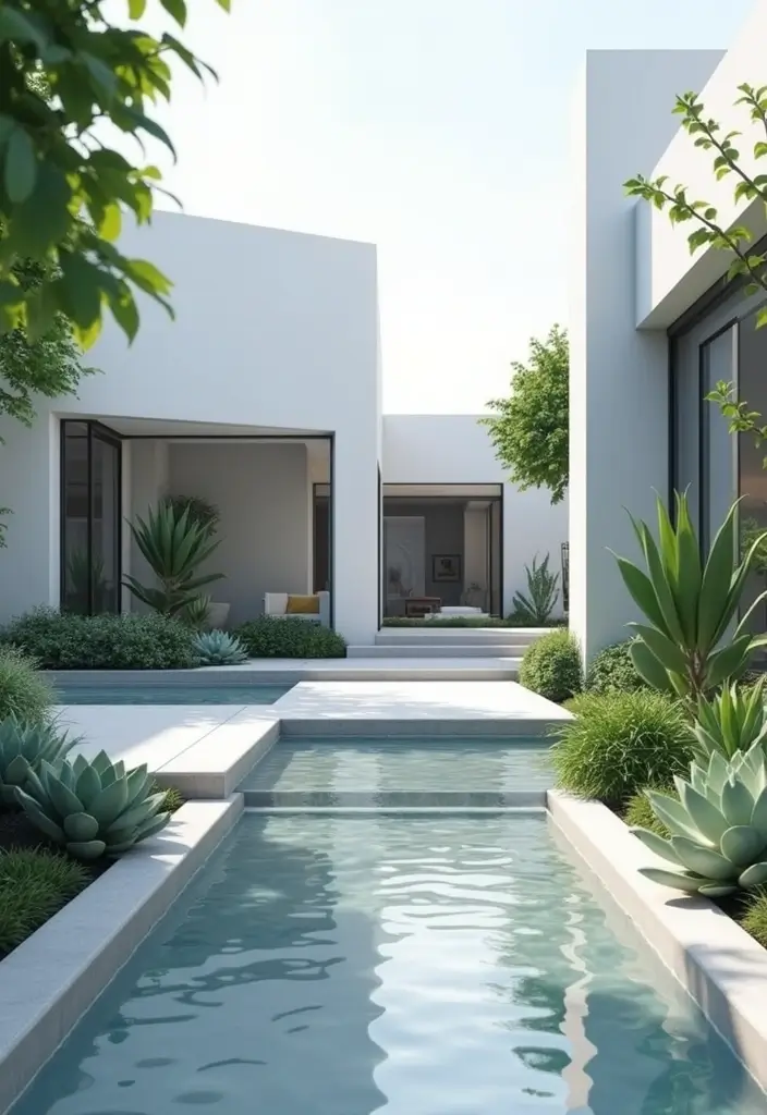 30 Creative Grow a Garden Roblox Ideas for Aesthetic Builds - 5. Modern Minimalist Garden