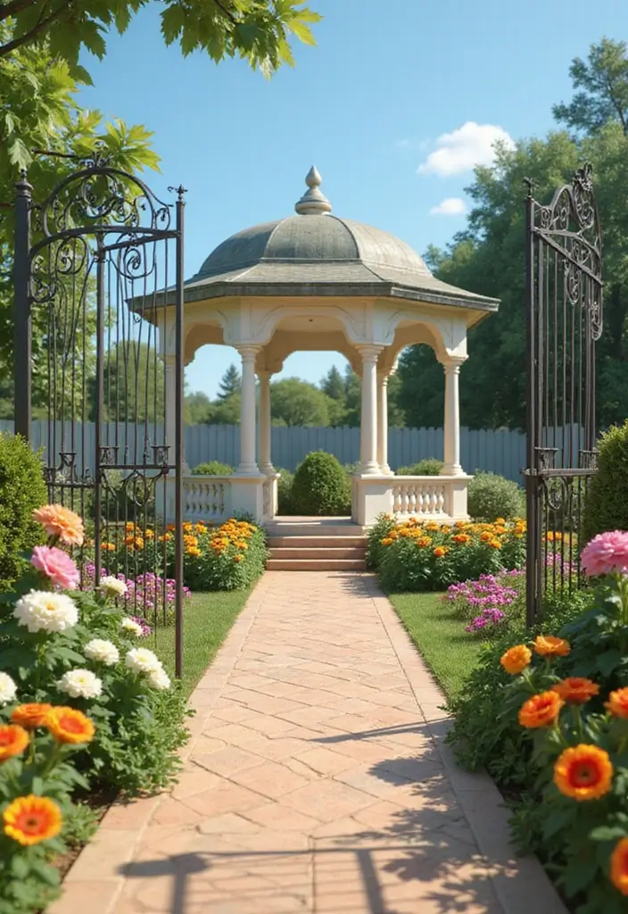 30 Creative Grow a Garden Roblox Ideas for Aesthetic Builds - 6. Vintage Floral Garden