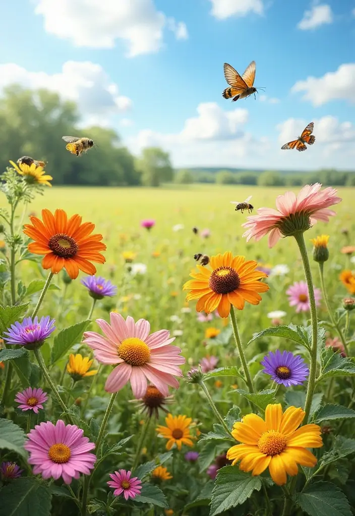 30 Easy Garden Ideas on a Budget for Every Homeowner - 13. Wildflower Garden