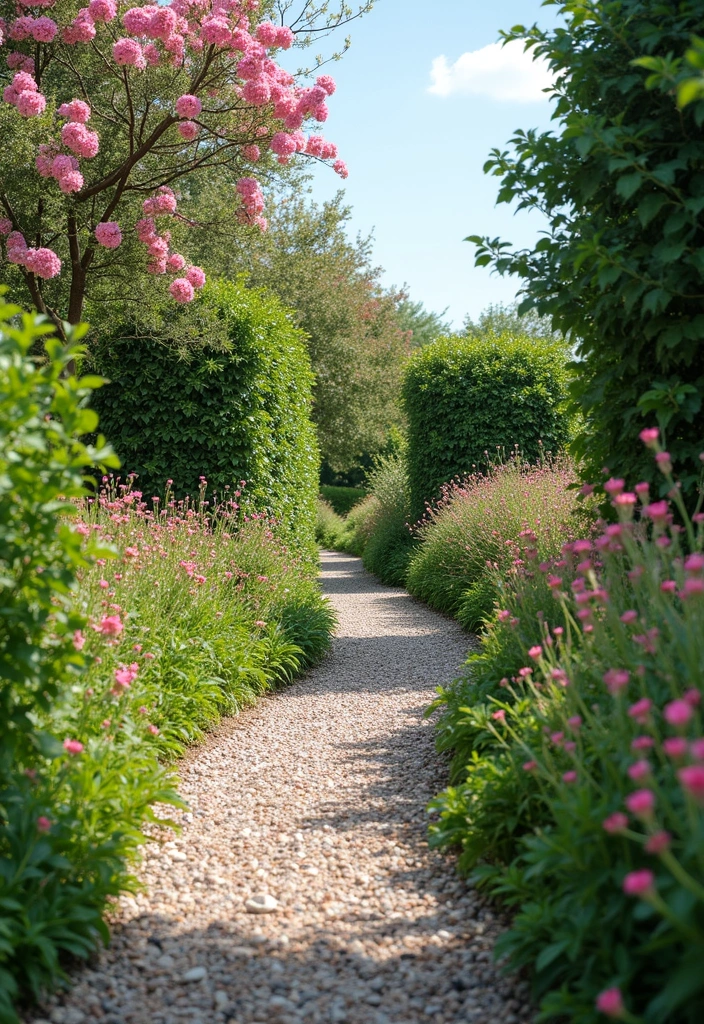 30 Easy Garden Ideas on a Budget for Every Homeowner - 22. Pebble Pathways