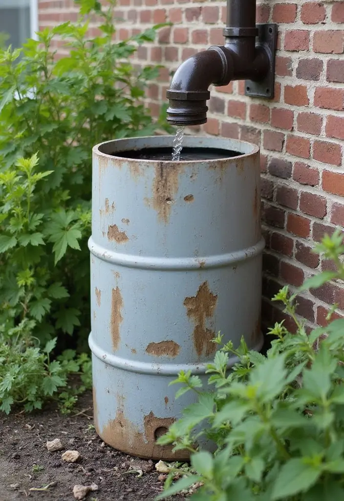 30 Easy Garden Ideas on a Budget for Every Homeowner - 9. DIY Rain Barrel