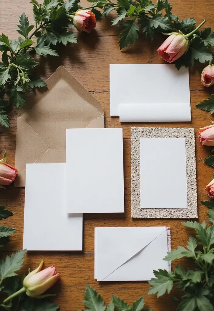 30 Garden Party Bridal Shower Ideas for a Dreamy Celebration - 1. Eco-Friendly Invitations