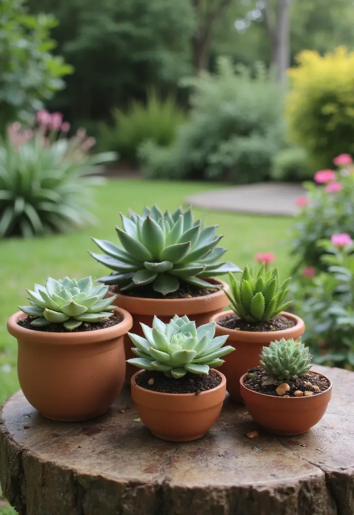 30 Garden Party Bridal Shower Ideas for a Dreamy Celebration - 12. Succulent Arrangements