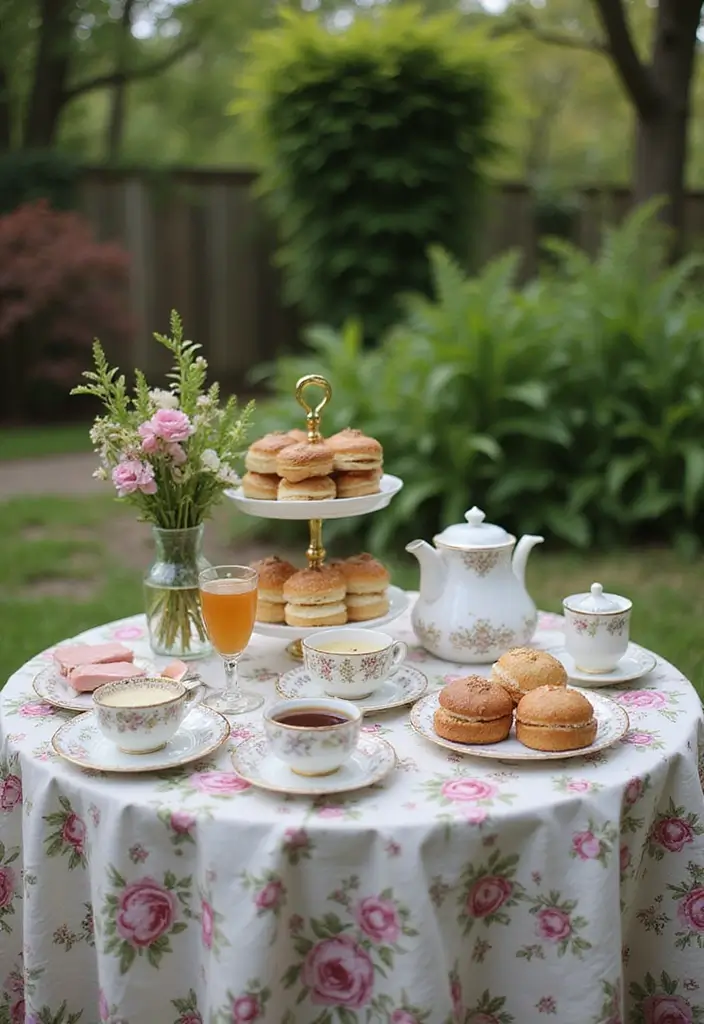 30 Garden Party Bridal Shower Ideas for a Dreamy Celebration - 15. Tea Party Inspiration