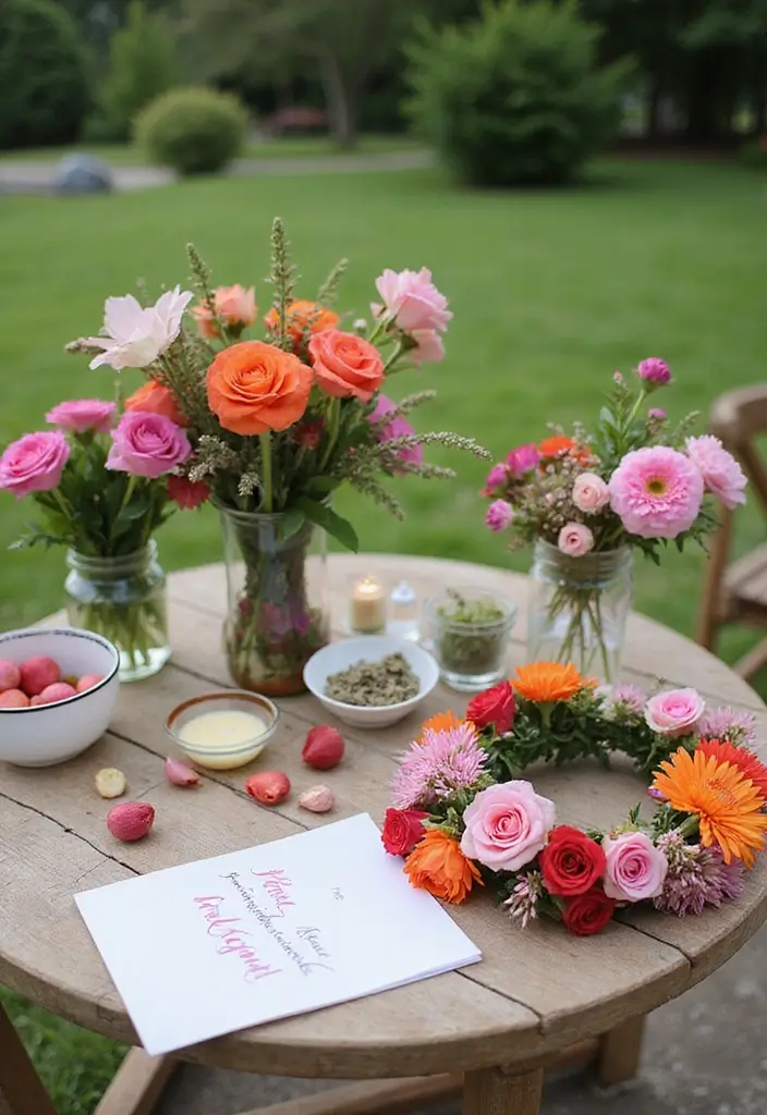 30 Garden Party Bridal Shower Ideas for a Dreamy Celebration - 17. Flower Crown Station
