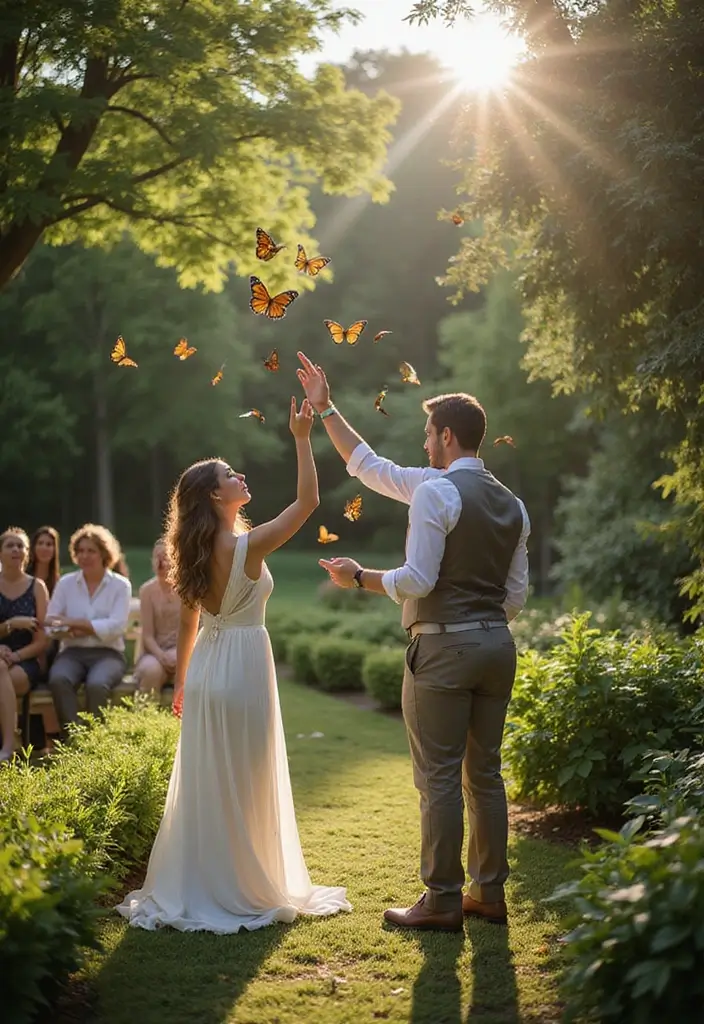 30 Garden Party Bridal Shower Ideas for a Dreamy Celebration - 19. Butterfly Release Ceremony