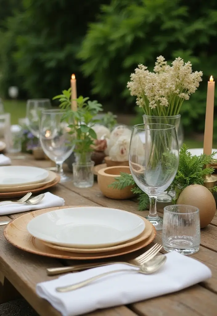 30 Garden Party Bridal Shower Ideas for a Dreamy Celebration - 26. Eco-Conscious Tableware