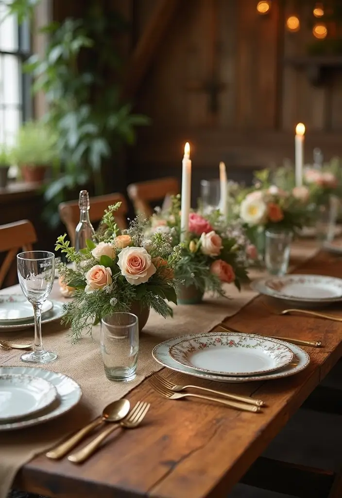 30 Garden Party Bridal Shower Ideas for a Dreamy Celebration - 3. Rustic Table Settings