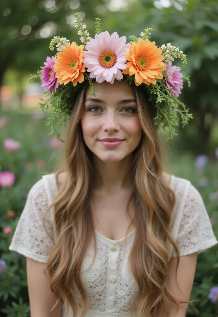 30 Grow a Garden Cosmetic Ideas Roblox Fans Will Enjoy - 1. Floral Crown of Dreams