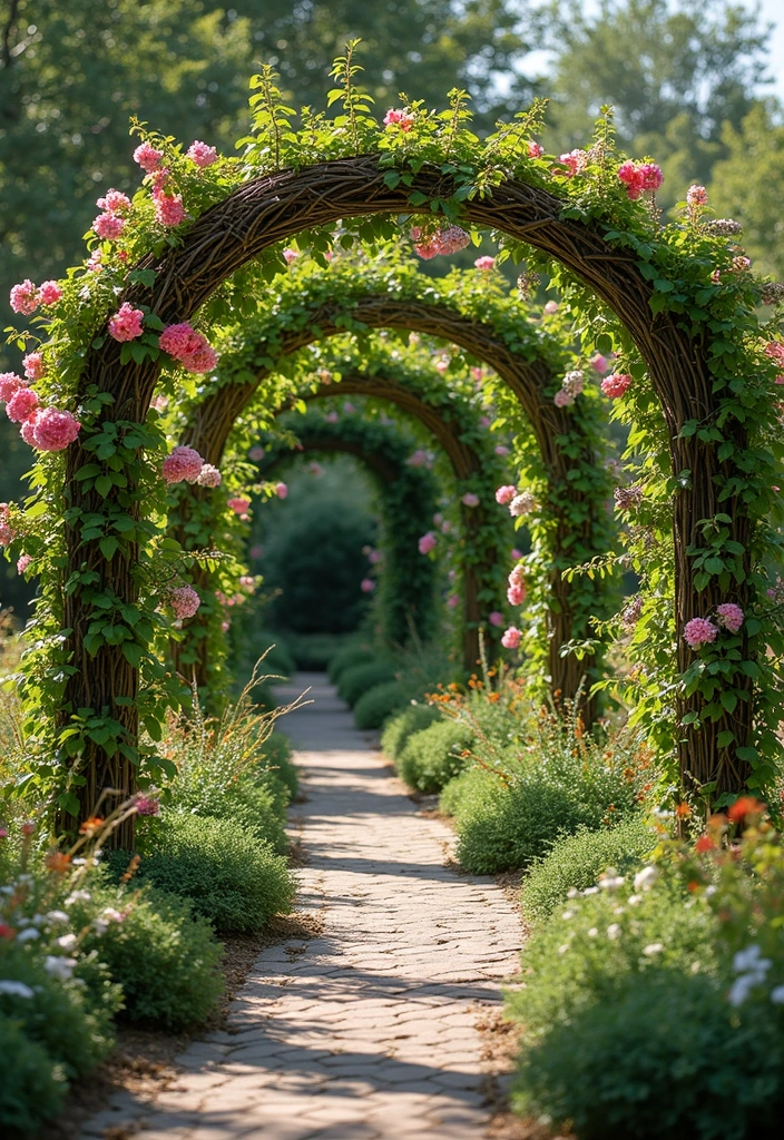 30 Grow a Garden Cosmetic Ideas Roblox Fans Will Enjoy - 21. Unique Trellis Designs